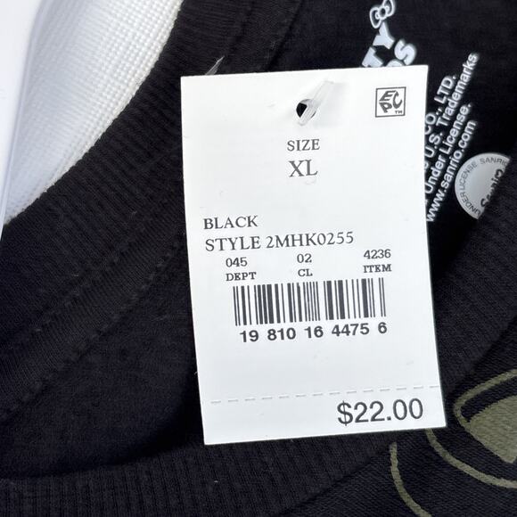 Hello Kitty Halloween Sanrio Adult Long Sleeve Crewneck Sweatshirt AOP Unisex - Picture 3 of 5